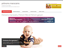 Tablet Screenshot of prenom-marocain.com
